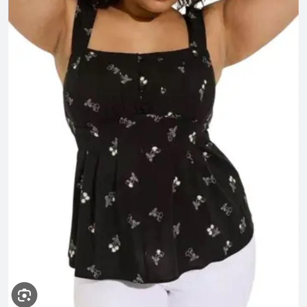 Torrid Black Bustier Tank Top